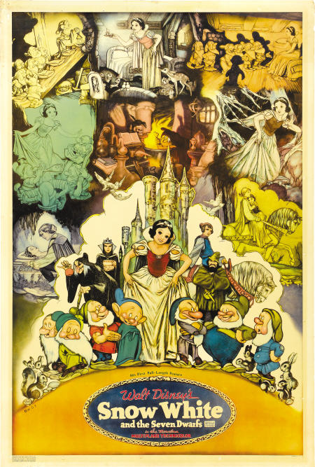 A beautiful young princess named Snow White (Adriana Caselotti) escapes the 
