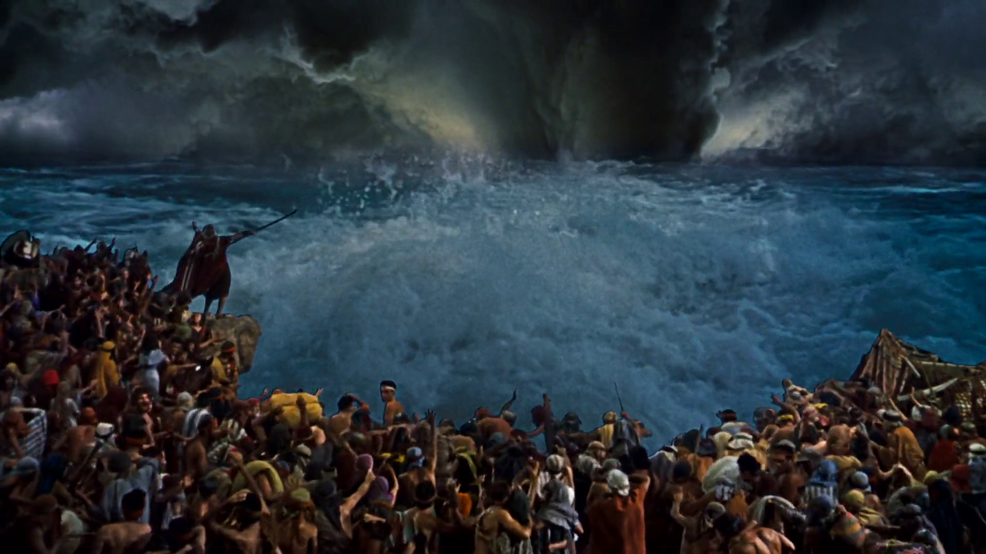 Moses parting the red sea gif